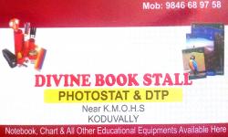 DIVINE BOOK STALL, BOOK & EDU TOYS,  service in Koduvally, Kozhikode